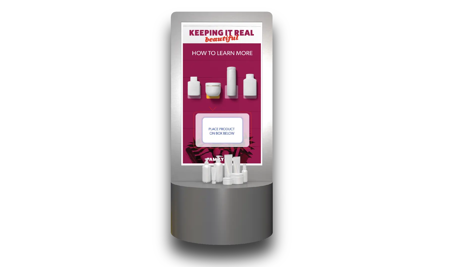 Digital Signage Lift and Learn Kiosk Graphic